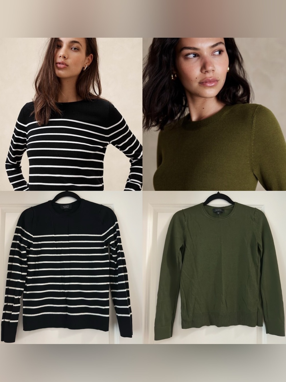 Banana Republic Crew Neck Sweater Bundle XS NWOT